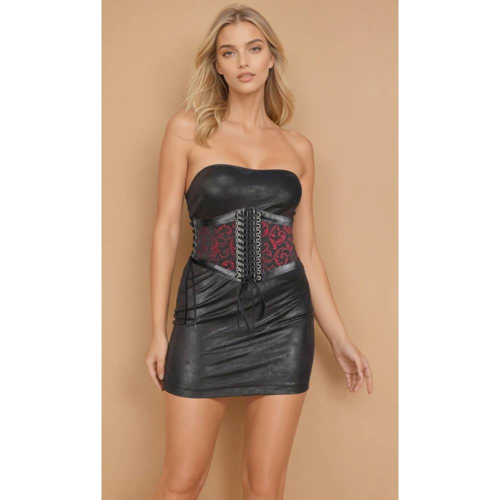 Attitude Corsets - Whitley Corset Inspired Corset Belt - Red Product image